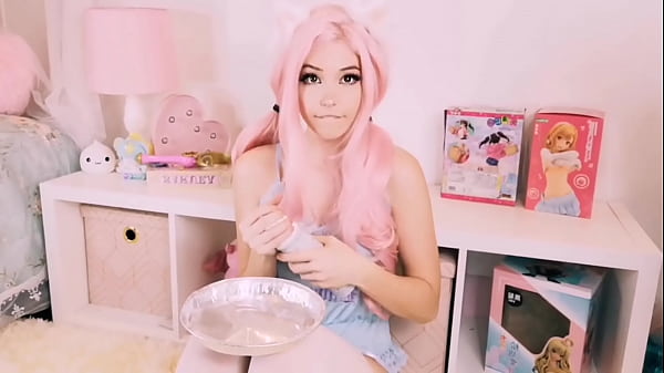 Belle Delphine with the dripping CREAMPIE Play on belledelphinenude.com