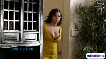 Busty employee called in by boss for her tight dress shes wearing.The latina pulls up her dress and the big tits brunette gets her hairy pussy licked