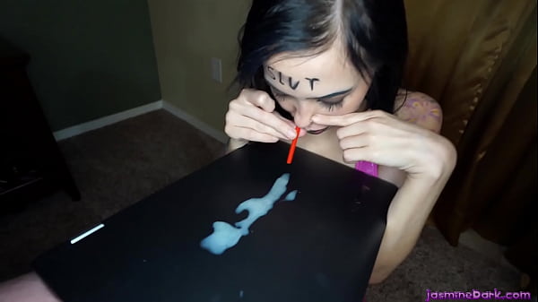 Girl Snorting Cum