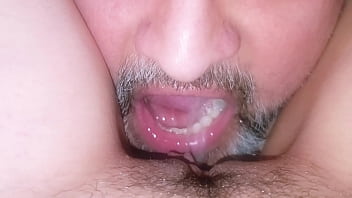 Drinking wife’s pee and licking her pussy