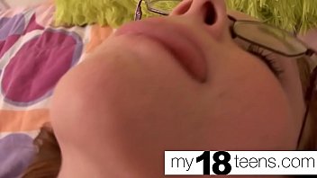 MY18TEENS – Russian Teen Pussy Fucking Glass Dildo