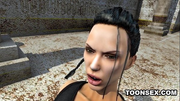 Sexy 3D Lesbian Licking a Black Babe’s Pussy