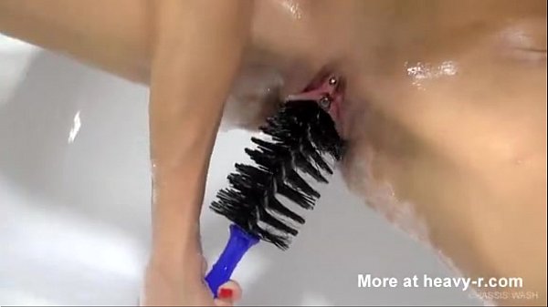 Car Wash Brush In Pussy