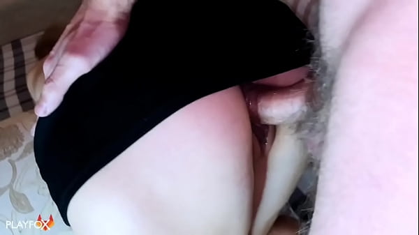 Creampie in Schoolgirl after Lessons (close-up)